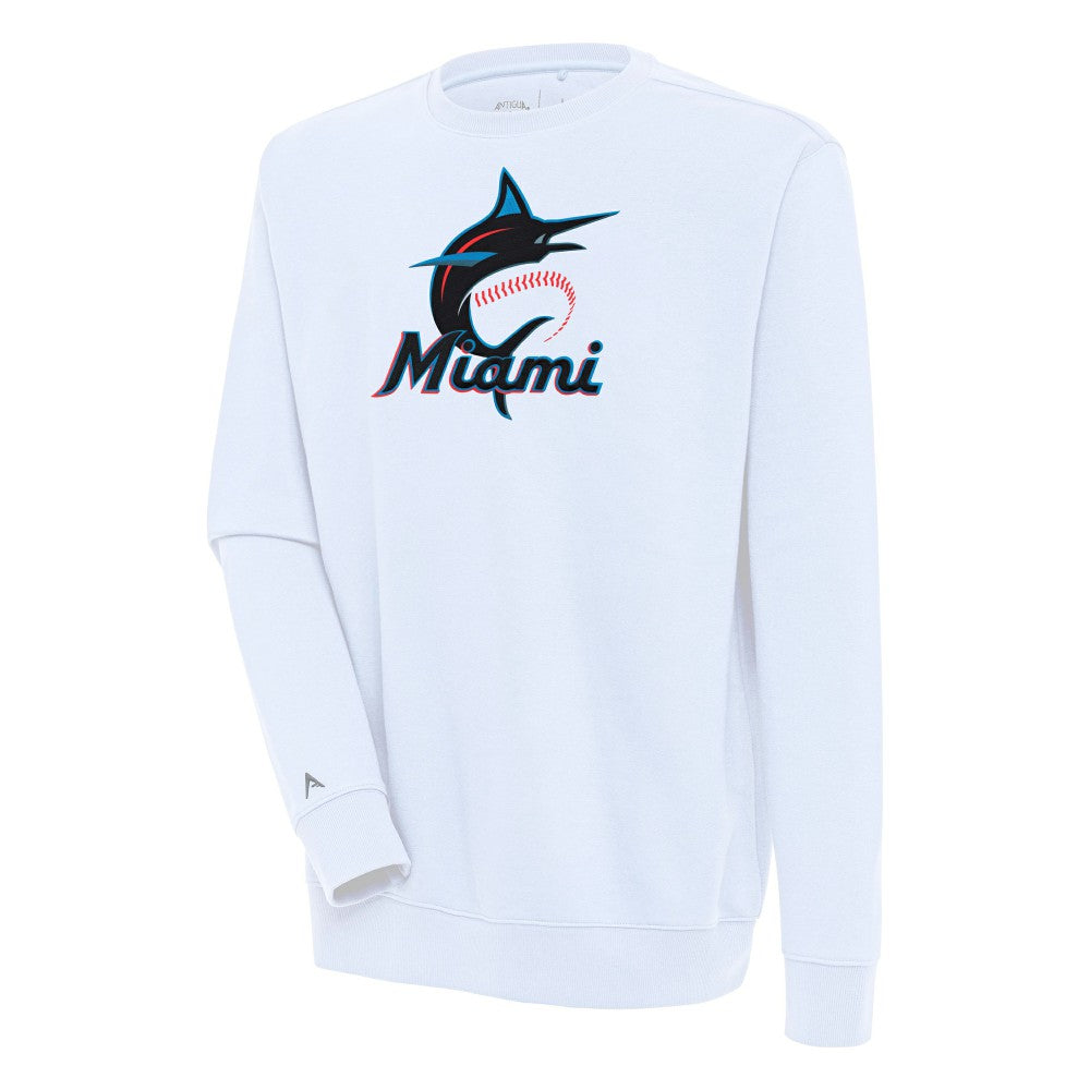 MLB Miami Marlins Antigua Victory Pullover Sweatshirt