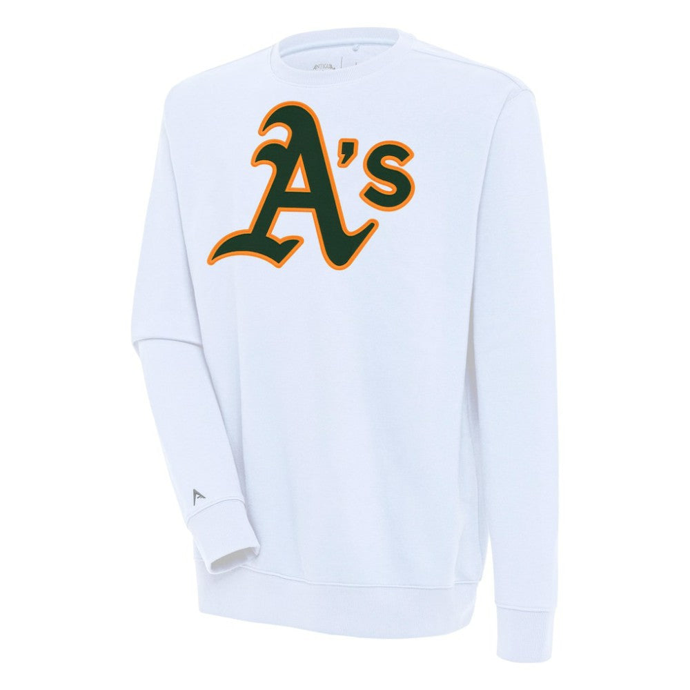 MLB Athletics Antigua Victory Pullover Sweatshirt