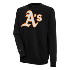 MLB Athletics Antigua Victory Pullover Sweatshirt