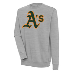 MLB Athletics Antigua Victory Pullover Sweatshirt