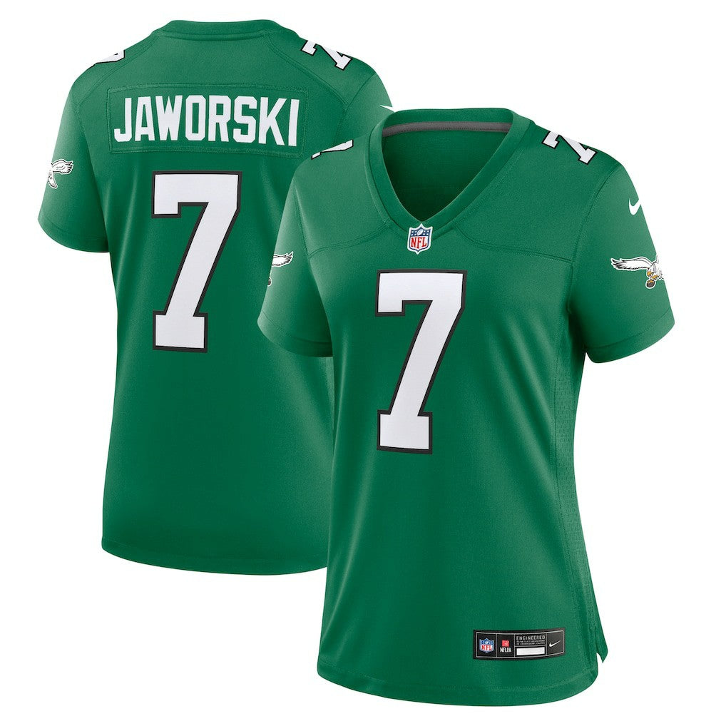 Ron Jaworski  Women's Alternate Game Jersey - Philadelphia Eagles