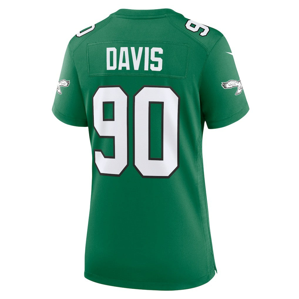 Jordan Davis  Women's Alternate Game Jersey - Philadelphia Eagles