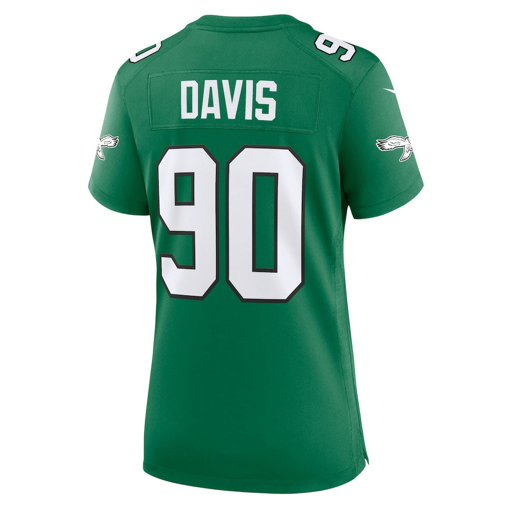 Jordan Davis  Women's Alternate Game Jersey - Philadelphia Eagles