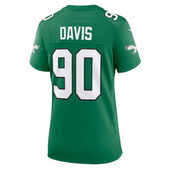 Jordan Davis  Women's Alternate Game Jersey - Philadelphia Eagles
