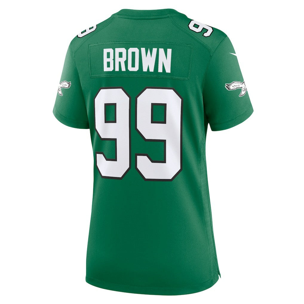 Jerome Brown  Women's Alternate Game Jersey - Philadelphia Eagles