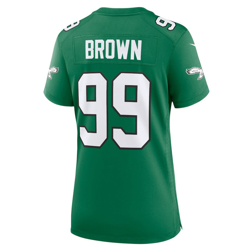 Jerome Brown  Women's Alternate Game Jersey - Philadelphia Eagles