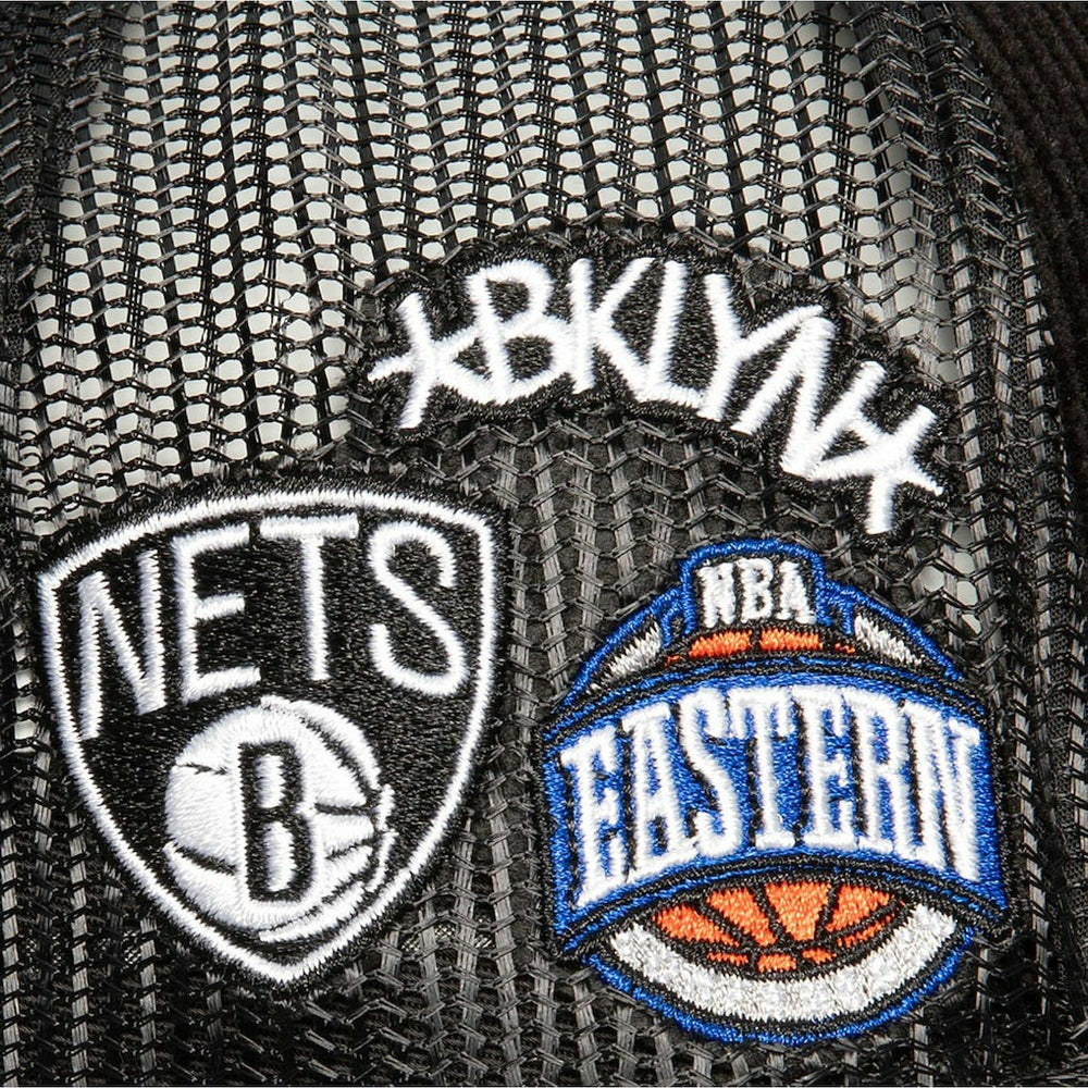 NBA Brooklyn Nets Times Up Classic Script Cord Trucker Hat