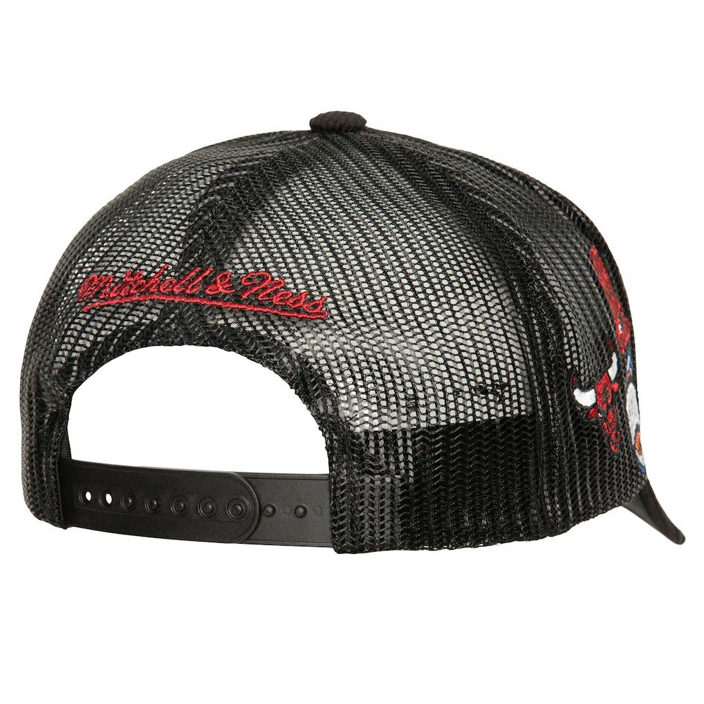 NBA Chicago Bulls Times Up Classic Script Cord Trucker Hat