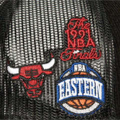 NBA Chicago Bulls Times Up Classic Script Cord Trucker Hat