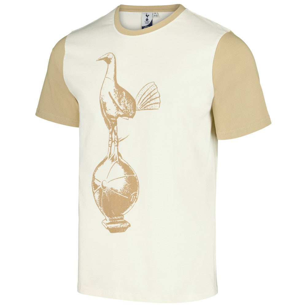 Tottenham Hotspur Colorblock Raglan T-Shirt -  Cream