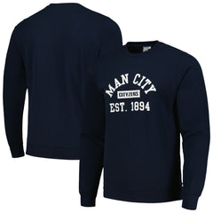 Manchester City Oversized Pullover Sweatshirt -  Navy
