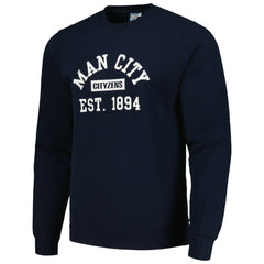 Manchester City Oversized Pullover Sweatshirt -  Navy