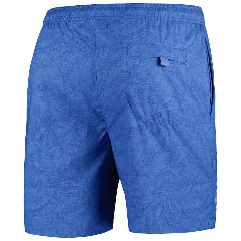 Naples Layered Leaves Swim Trunks - Indianapolis Colts