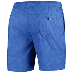 Naples Layered Leaves Swim Trunks - Indianapolis Colts