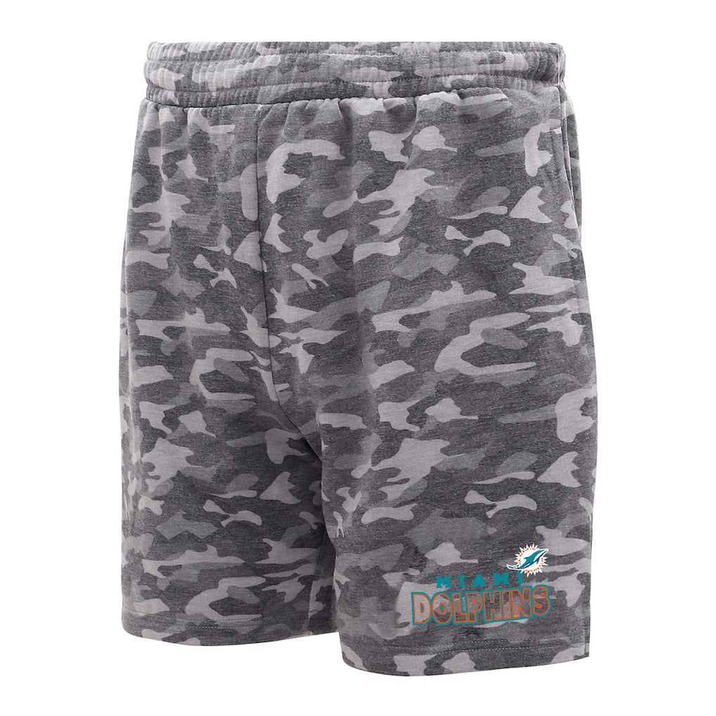 Concepts Sport Biscayne Camo Shorts - Miami Dolphins