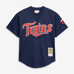 MLB David Ortiz Minnesota Twins Mitchell & Ness Youth Cooperstown Collection Mesh Batting Practice Jersey