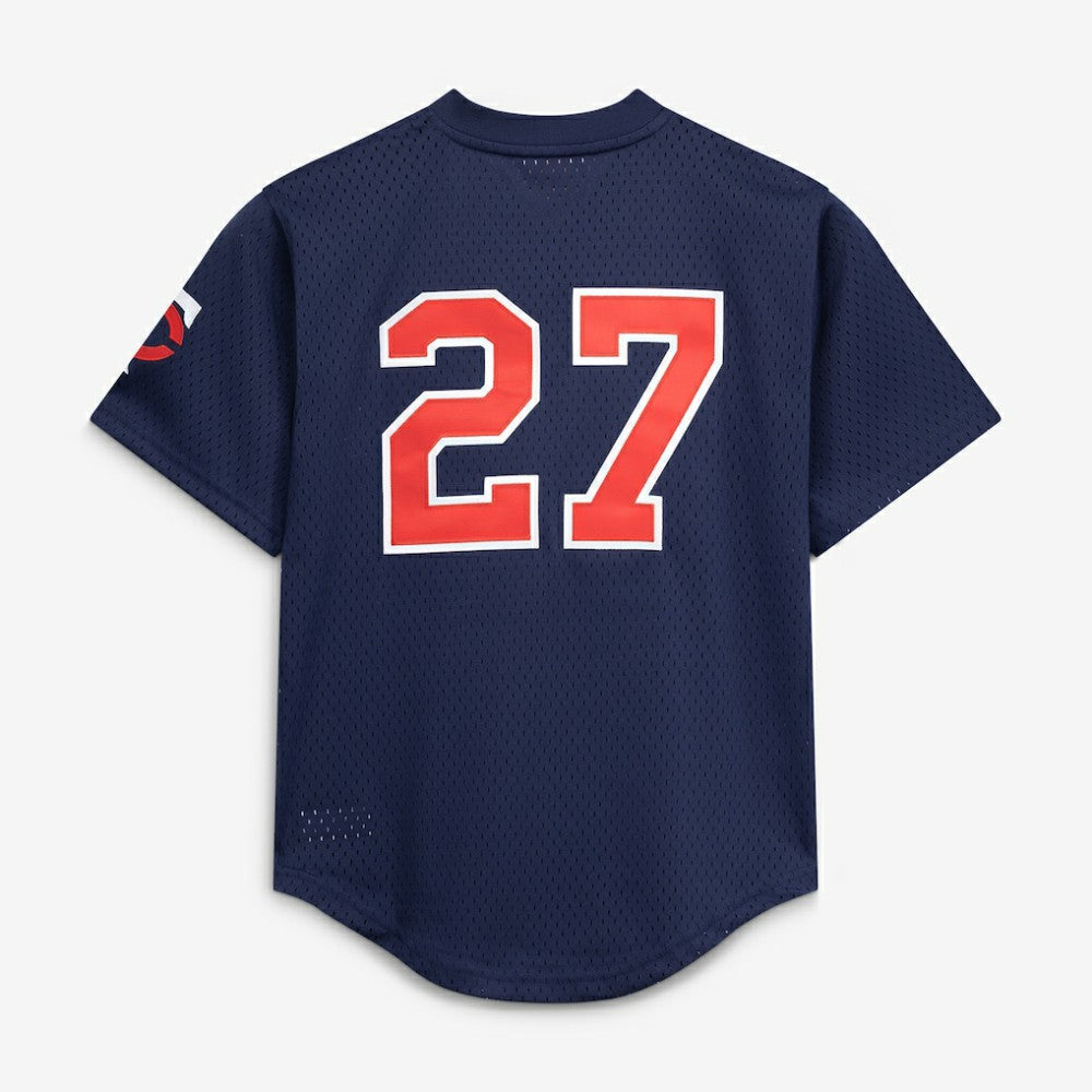 MLB David Ortiz Minnesota Twins Mitchell & Ness Youth Cooperstown Collection Mesh Batting Practice Jersey