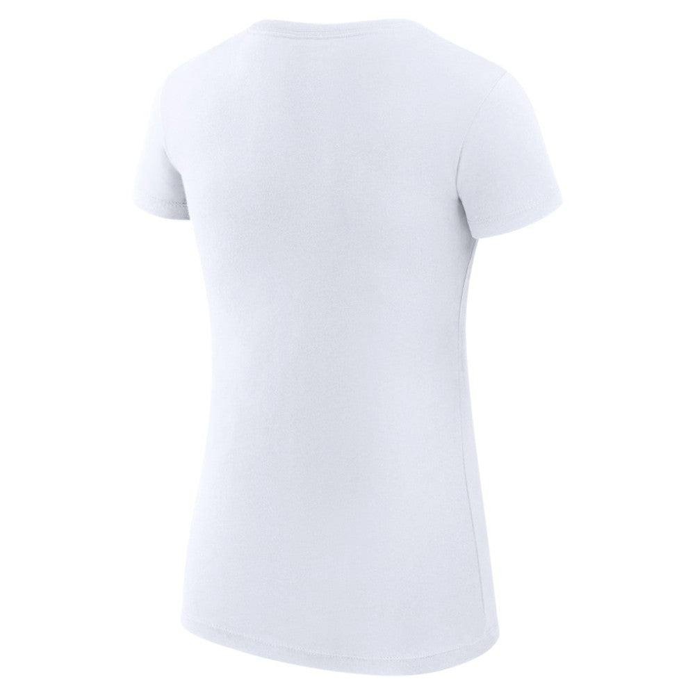 NHL White Dallas Stars G-III 4Her by Carl Banks Women's Super-Slim Fit Lightweight Heart T-Shirt