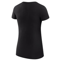 NHL Black Anaheim Ducks G-III 4Her by Carl Banks Women's Super-Slim Fit Lightweight Heart T-Shirt
