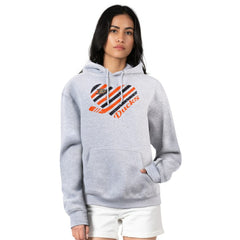 NHL Heather Gray Anaheim Ducks G-III 4Her by Carl Banks Women's Heart Pullover Hoodie