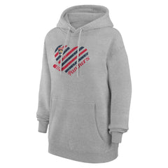 NHL Heather Gray Florida Panthers G-III 4Her by Carl Banks Women's Heart Pullover Hoodie