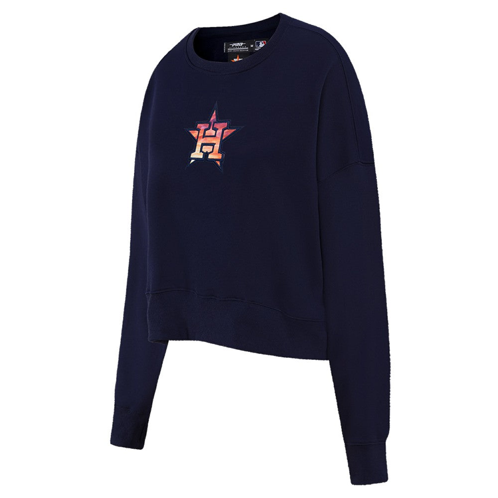 MLB Houston Astros Pro Standard Women's Painted Sky Pullover Sweatshirt
