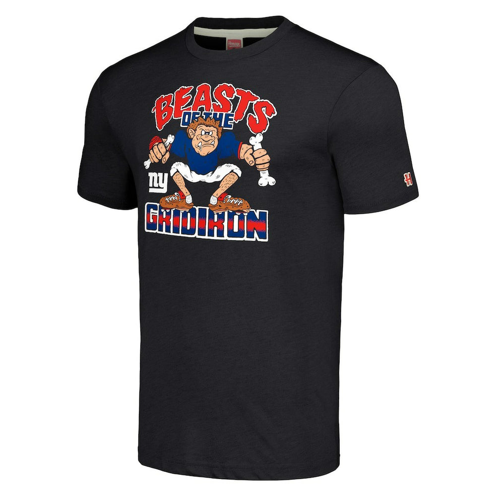 Homage Unisex Monsters of the Gridiron Halloween Tri-Blend T-Shirt - New York Giants