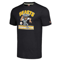 Homage Unisex Monsters of the Gridiron Halloween Tri-Blend T-Shirt - Pittsburgh Steelers