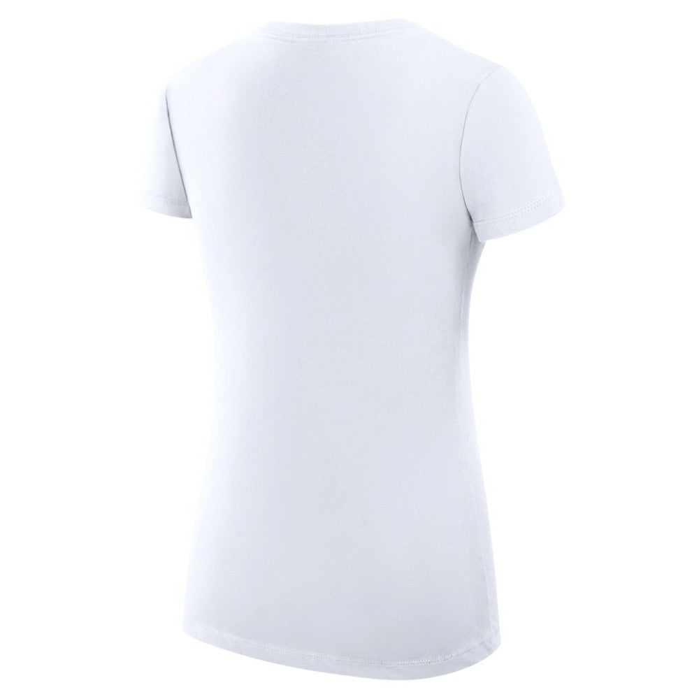 MLB Chicago Cubs G-III 4Her by Carl Banks Women's Super-Slim Fit Lightweight Team Graphic V-Neck T-Shirt