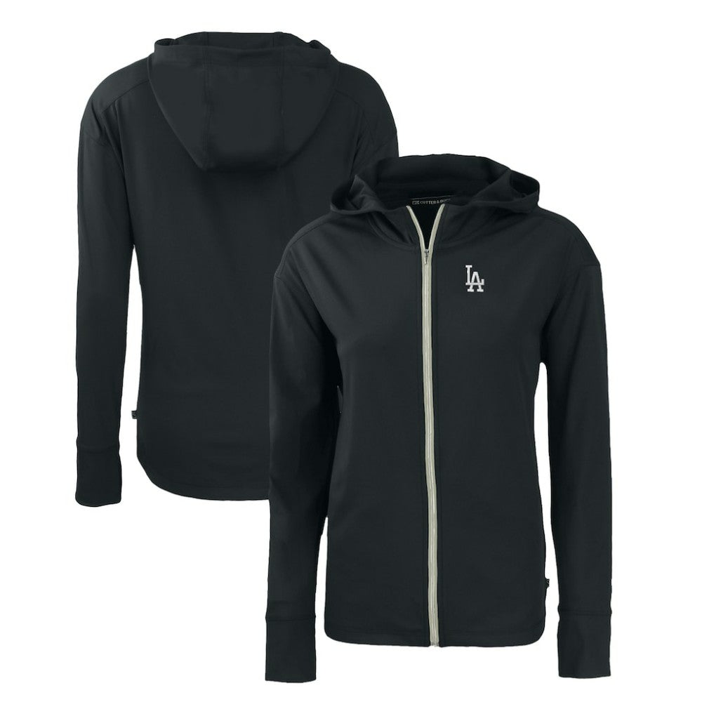 MLB Los Angeles Dodgers Cutter & Buck Women's Daybreak Eco Recycled Full-Zip Hoodie