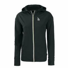 MLB Los Angeles Dodgers Cutter & Buck Women's Daybreak Eco Recycled Full-Zip Hoodie