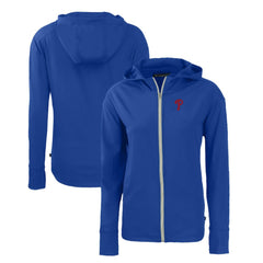 MLB Philadelphia Phillies Cutter & Buck Women's Daybreak Eco Recycled Full-Zip Hoodie