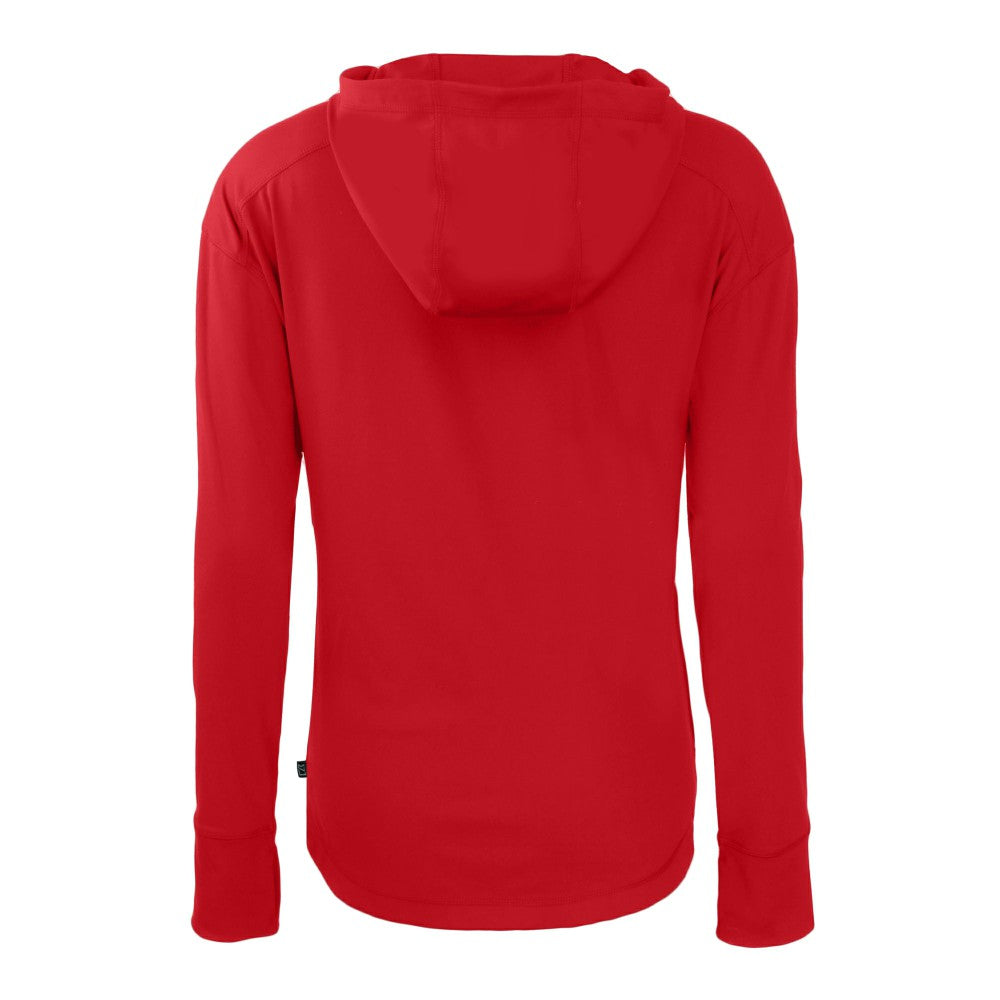 MLB Cincinnati Reds Cutter & Buck Women's Daybreak Eco Recycled Full-Zip Hoodie