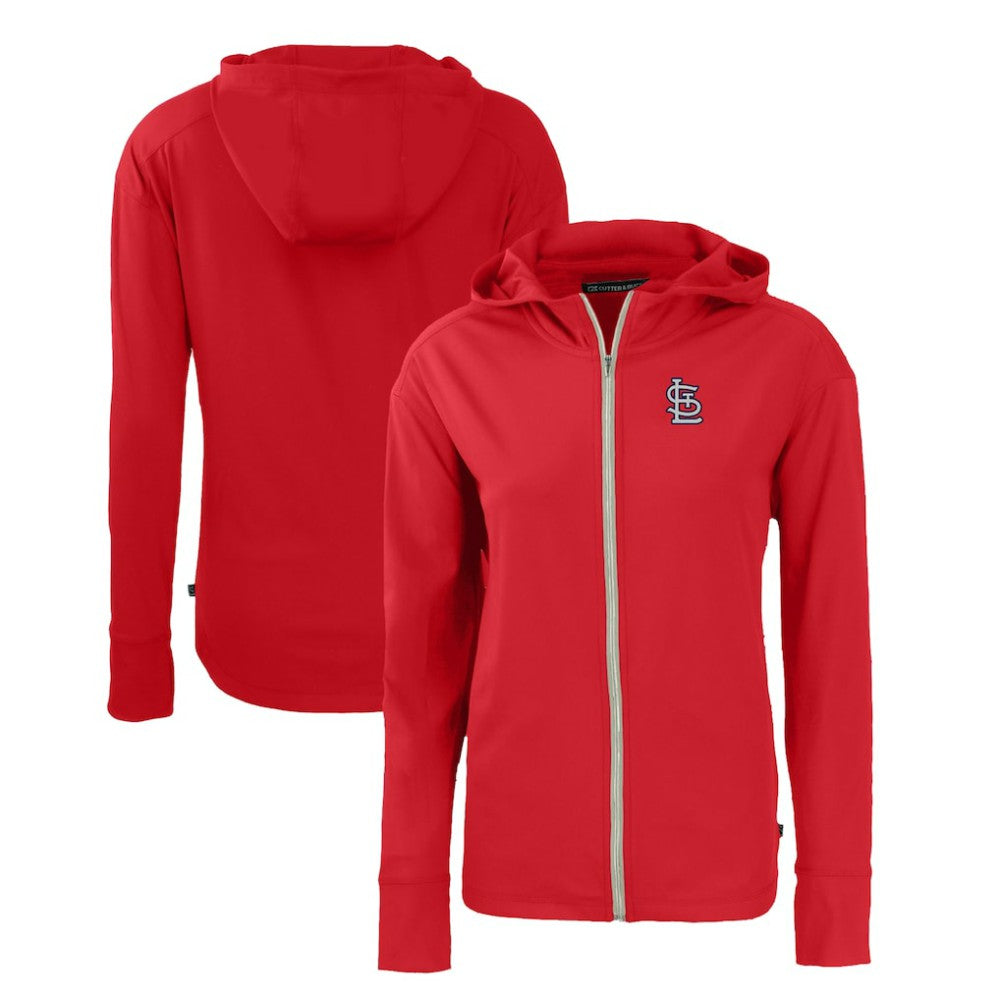 MLB St. Louis Cardinals Cutter & Buck Women's Daybreak Eco Recycled Full-Zip Hoodie