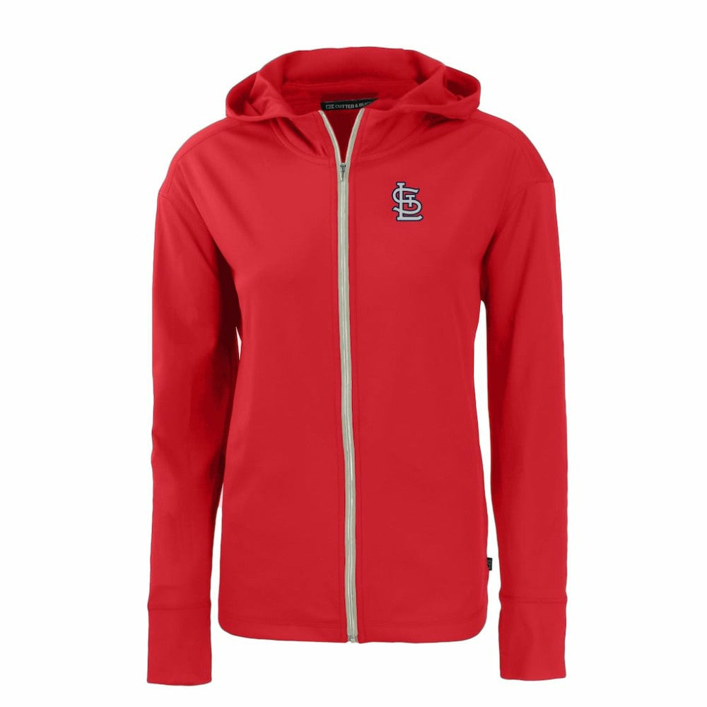 MLB St. Louis Cardinals Cutter & Buck Women's Daybreak Eco Recycled Full-Zip Hoodie
