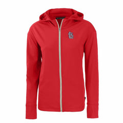 MLB St. Louis Cardinals Cutter & Buck Women's Daybreak Eco Recycled Full-Zip Hoodie