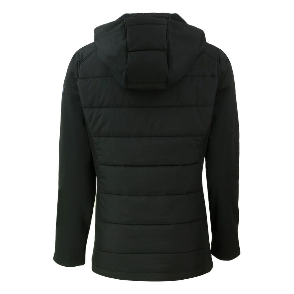 MLB San Francisco Giants Cutter & Buck Women's Evoke Hybrid Eco Softshell Recycled Full-Zip Hoodie Jacket