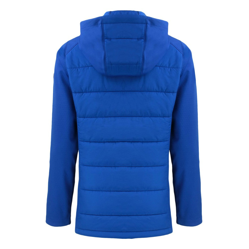 MLB New York Mets Cutter & Buck Women's Evoke Hybrid Eco Softshell Recycled Full-Zip Hoodie Jacket