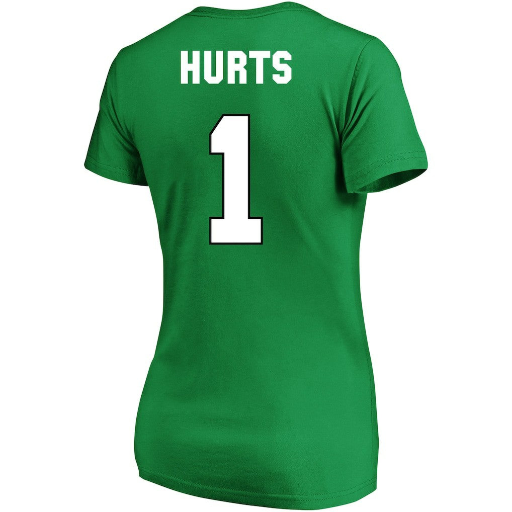 Jalen Hurts  Women's Plus Size Fair Catch Name & Number Scoop Neck T-Shirt - Philadelphia Eagles