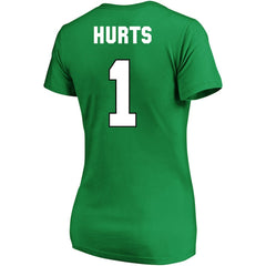 Jalen Hurts  Women's Plus Size Fair Catch Name & Number Scoop Neck T-Shirt - Philadelphia Eagles