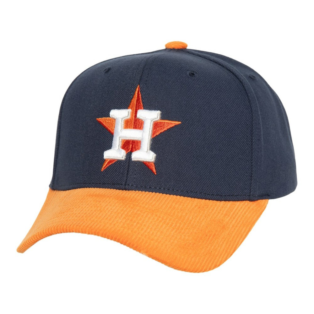 MLB Houston Astros Mitchell & Ness Corduroy Pro Snapback Hat