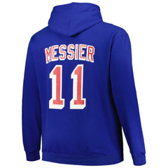 NHL Blue Mark Messier New York Rangers Mitchell & Ness Name & Number Pullover Hoodie