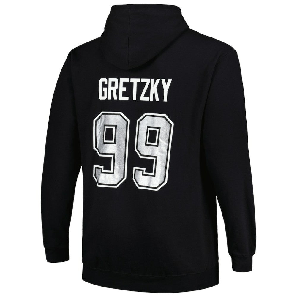 NHL Black Wayne Gretzky Los Angeles Kings Mitchell & Ness Name & Number Pullover Hoodie