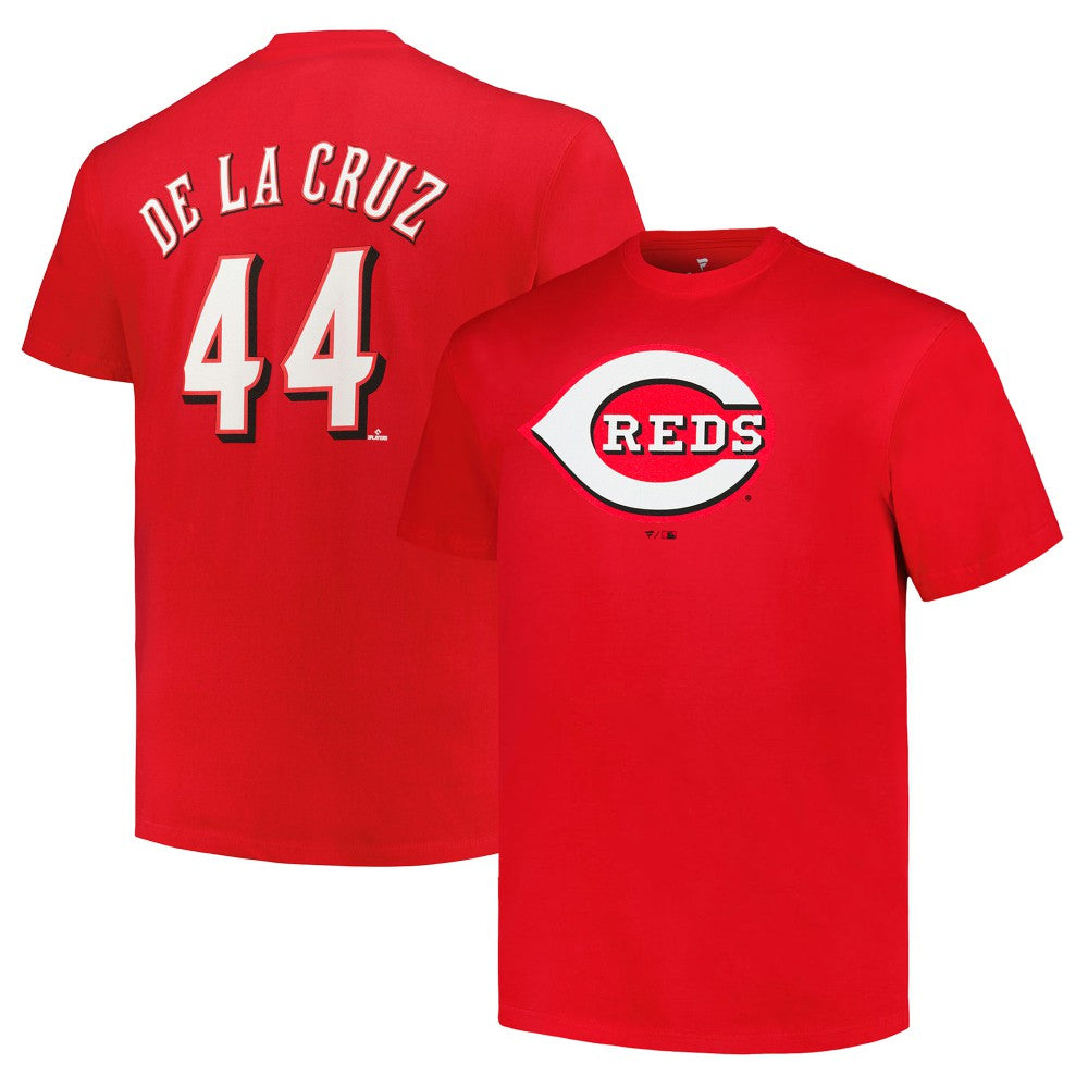 MLB Elly De La Cruz Cincinnati Reds Fanatics Big & Tall Name & Number T-Shirt