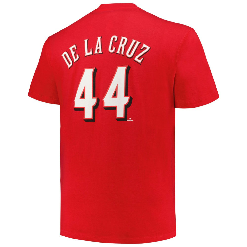 MLB Elly De La Cruz Cincinnati Reds Fanatics Big & Tall Name & Number T-Shirt