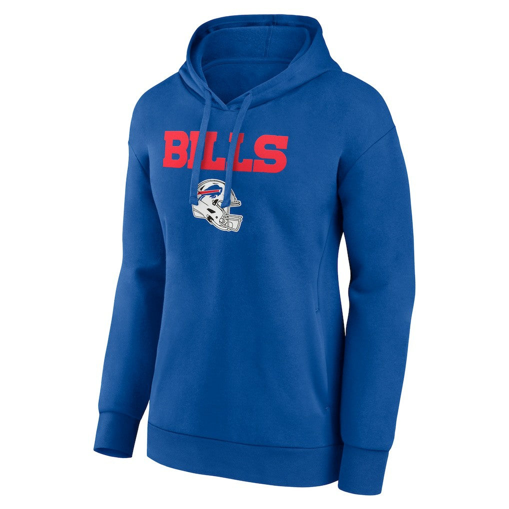 Josh Allen  Women's Team Wordmark Pullover Hoodie - Buffalo Bills