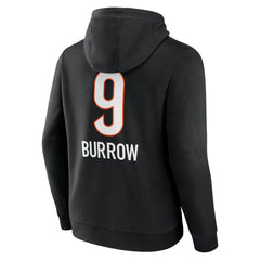 Joe Burrow  Team Wordmark Pullover Hoodie - Cincinnati Bengals