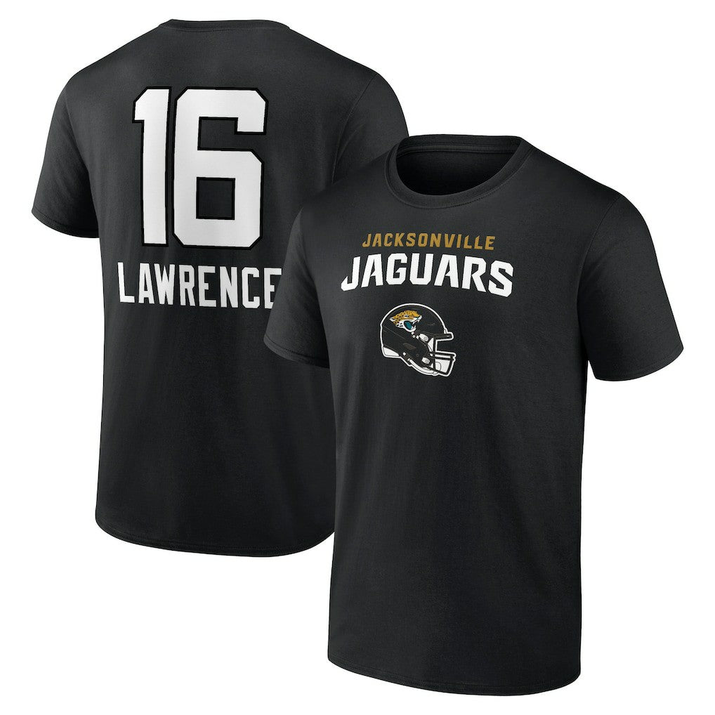 Trevor Lawrence  Team Wordmark Name & Number T-Shirt - Jacksonville Jaguars