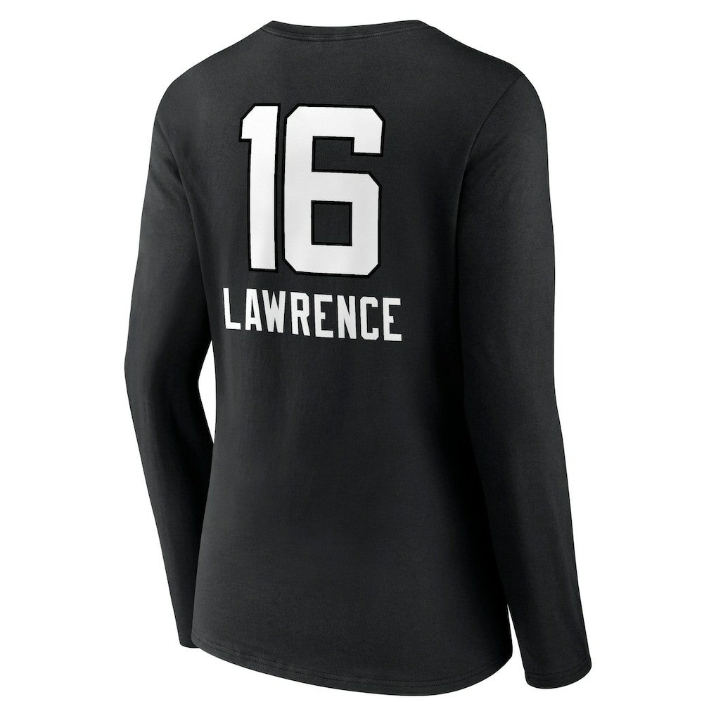 Trevor Lawrence  Women's Team Wordmark Long Sleeve V-Neck T-Shirt - Jacksonville Jaguars