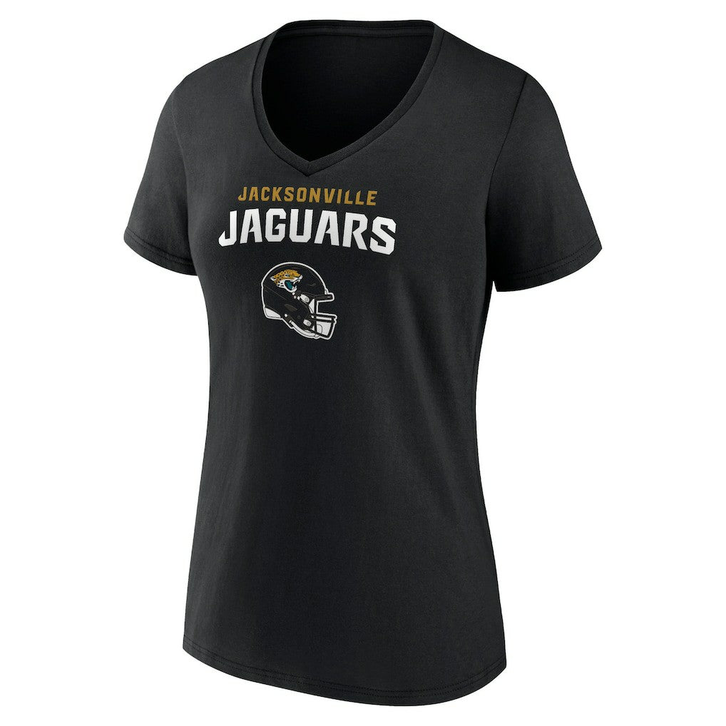 Trevor Lawrence  Women's Team Wordmark Name & Number V-Neck T-Shirt - Jacksonville Jaguars